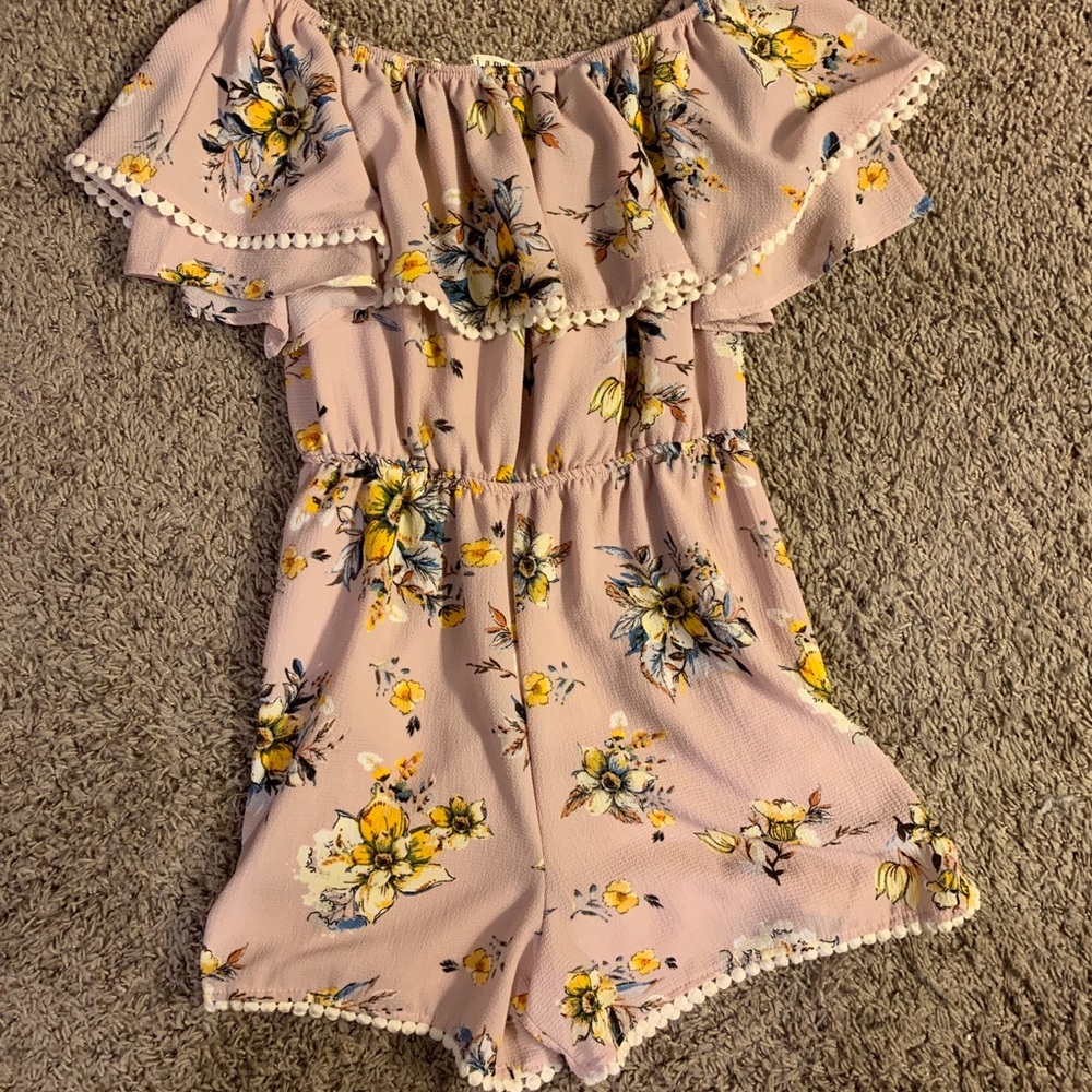 Off the shoulder romper
